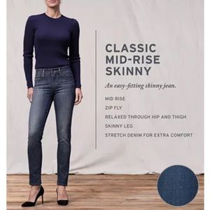 Levi’s mid rise skinny jeans women’s size 8